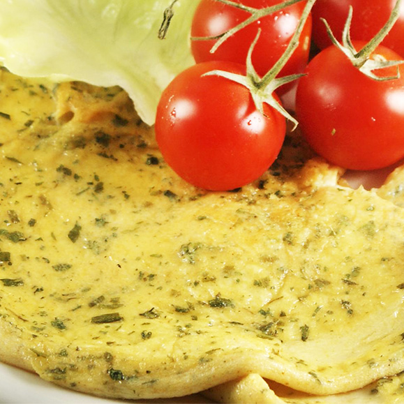 Protedi Omelett mit Schnittlauch und Zwiebel GF
